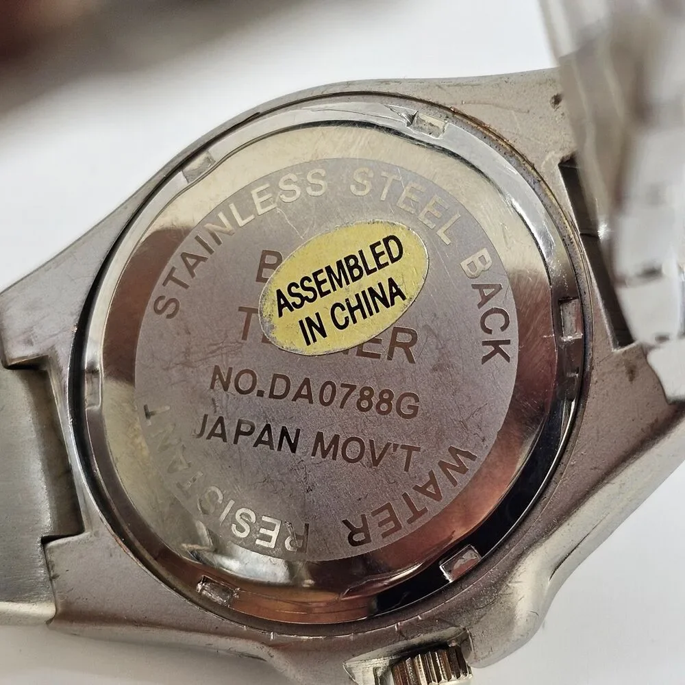 Bijoux Terner Field Men's Watch 38MM Black Dial‎ Gray Band 7.5